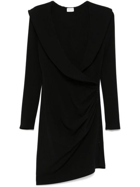 Magda Butrym wrap-design mini dress - Black - zdjęcie produktu nr 1
