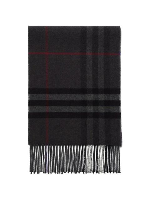 Burberry checkered scarf - Grey - zdjęcie produktu nr 1