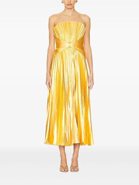 Acler Hatchford dress - Yellow - zdjęcie produktu nr 1