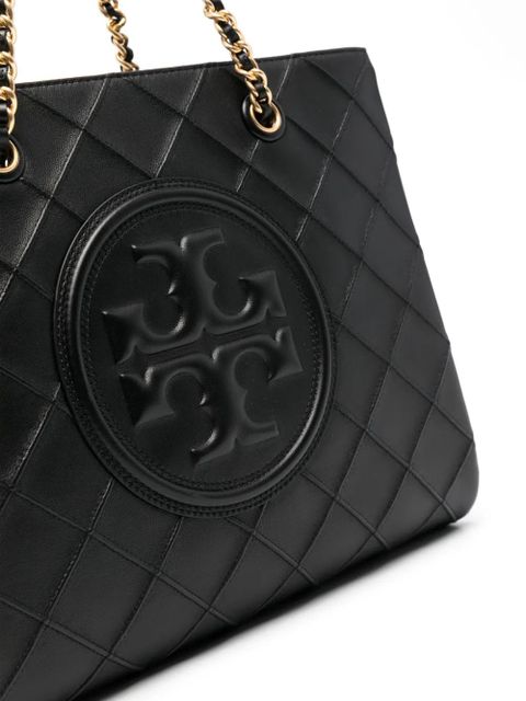 Tory Burch Fleming Soft chain tote bag - Black