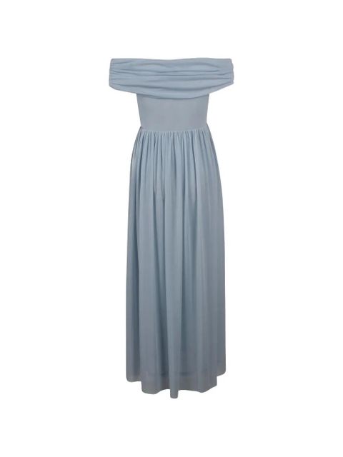 ROTATE BIRGER CHRISTENSEN light blue asymmetric maxi dress - zdjęcie produktu nr 2