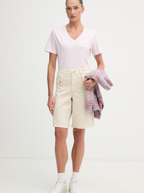 Calvin Klein Jeans T-shirt damski bawełniany 2-pack - zdjęcie produktu nr 1