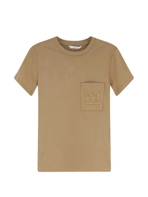 Max Mara patch-pocket T-shirt - Neutrals - zdjęcie produktu nr 1
