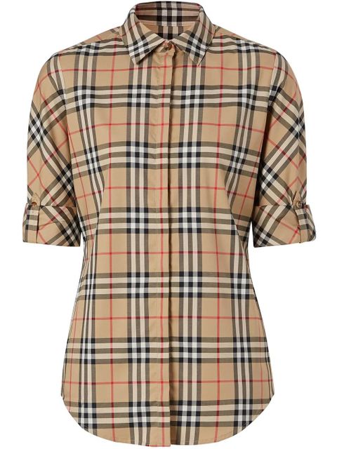 Burberry vintage check shirt - Brown - zdjęcie produktu nr 1