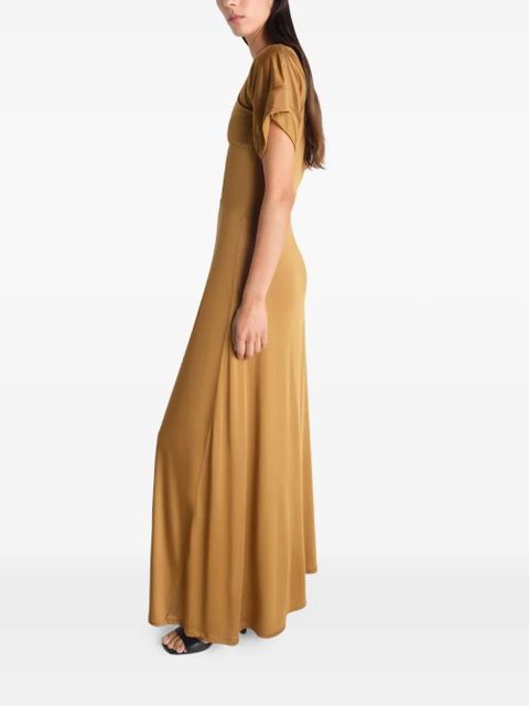 LEMAIRE zip dress - Brown