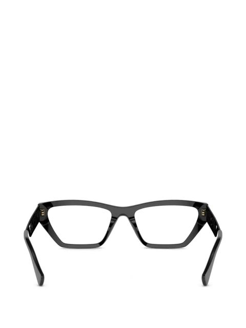 Versace Eyewear cut-out cat-eye glasses - Black - zdjęcie produktu nr 2