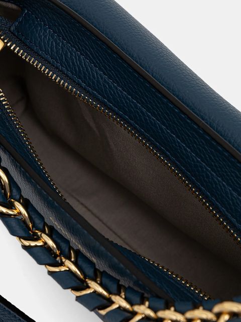 Coccinelle torebka skórzana kolor niebieski E1.TFK.12.01.01