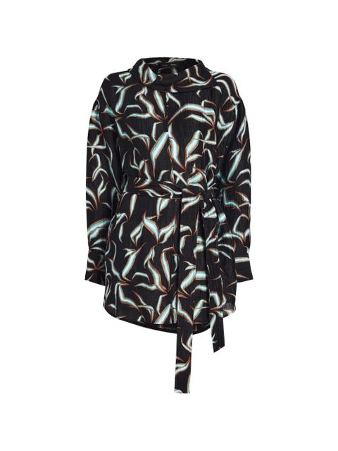 Proenza Schouler Lalia printed mini dress - Black - zdjęcie produktu nr 1