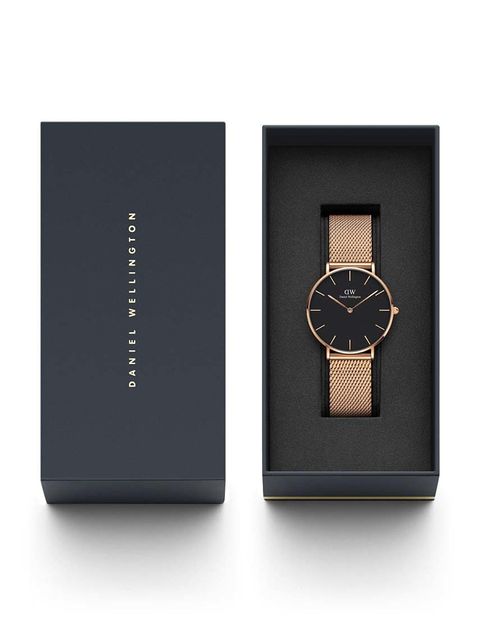 Daniel Wellington zegarek Petite 36 Melrose damski kolor różowy - zdjęcie produktu nr 2