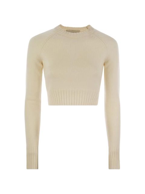 Sportmax cropped sweater - Neutrals - zdjęcie produktu nr 1