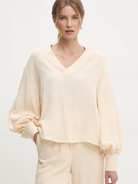 Answear.LAB komplet bawełniany damski kolor beżowy - zdjęcie produktu nr 2