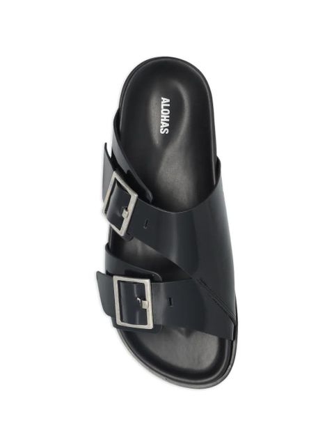 ALOHAS Alba buckle sandals - Black