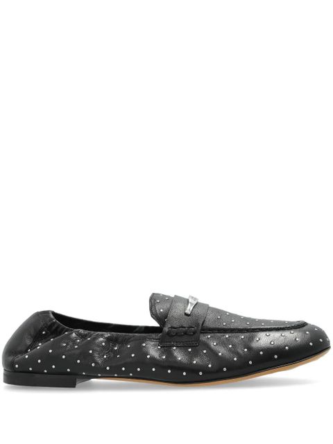 ISABEL MARANT studded leather loafers - Black - zdjęcie produktu nr 1