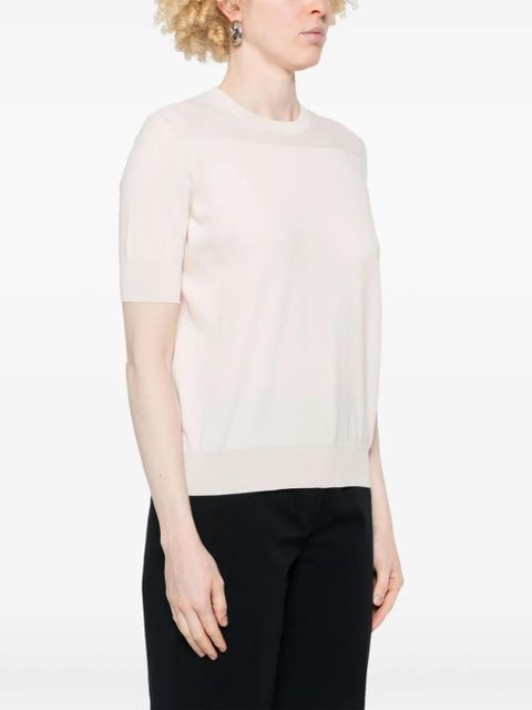 Jil Sander fine-knit T-shirt - Pink
