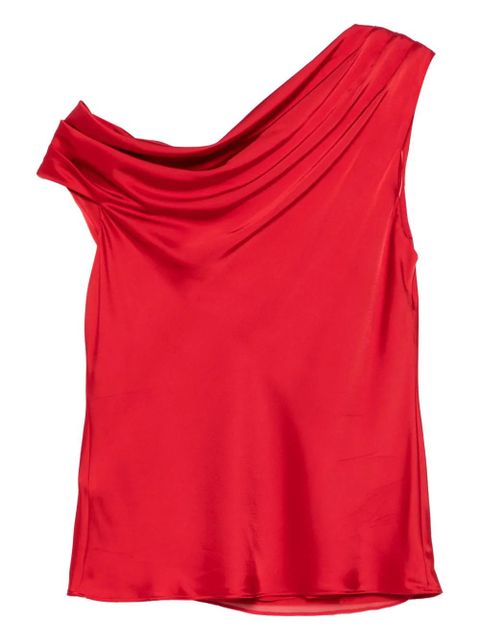 Lauren Ralph Lauren draped-detail blouse - Red - zdjęcie produktu nr 2