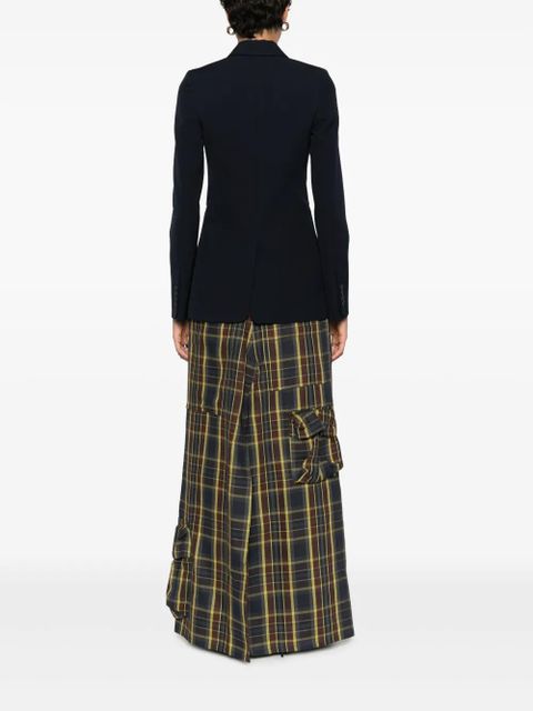 Off-White buckled virgin wool blazer - Blue