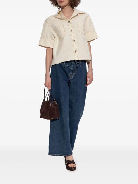 ETRO cotton wide-leg jeans - Blue - zdjęcie produktu nr 2
