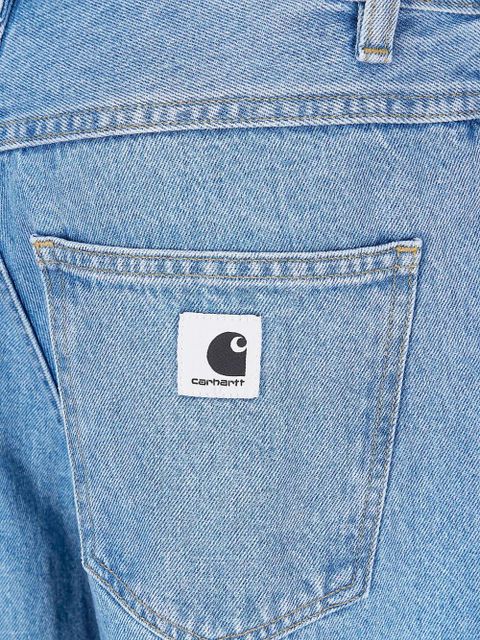 Carhartt WIP brandon bleached stone trousers - Blue