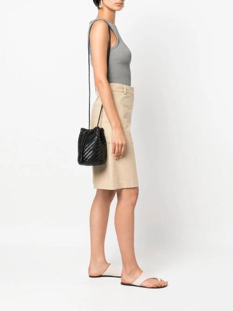 DRAGON DIFFUSION Pompom Double Jump bucket bag - Black - zdjęcie produktu nr 2