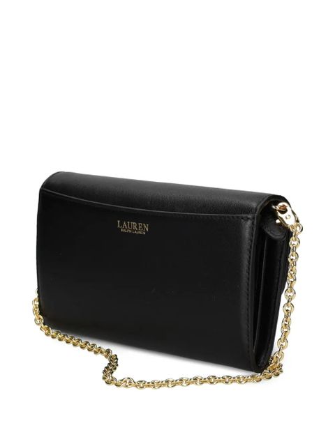 Lauren Ralph Lauren leather crossbody bag - Black