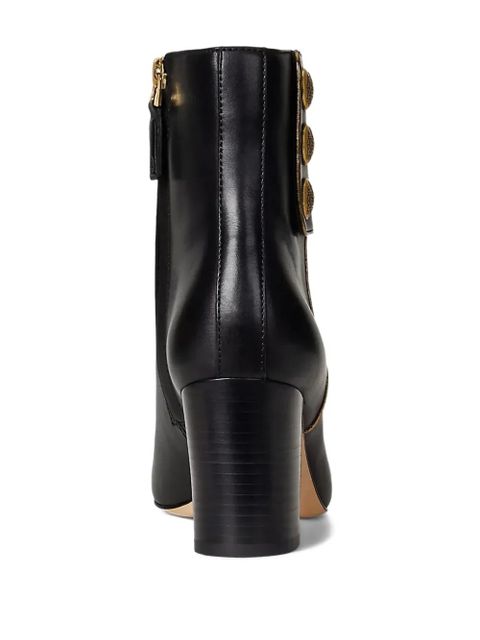 Lauren Ralph Lauren button-detail boots - Black - zdjęcie produktu nr 2