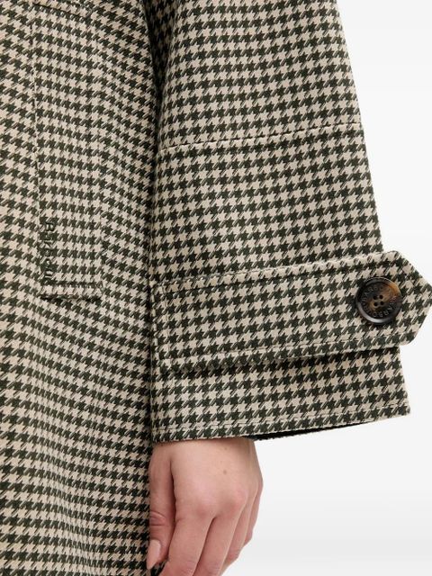 Barbour Kennedy Houndstooth zip-up coat - Neutrals