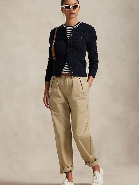 Polo Ralph Lauren kardigan bawełniany kolor granatowy 211891643