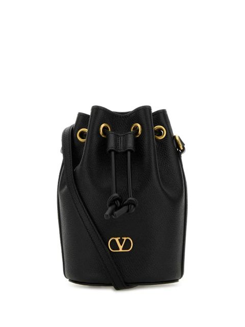 Valentino Garavani leather bucket bag - Black - zdjęcie produktu nr 1