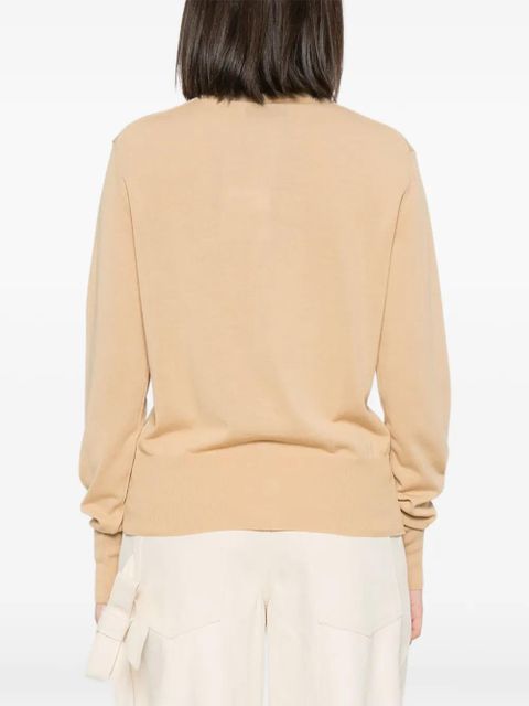 Vivienne Westwood logo-embroidered cardigan - Neutrals