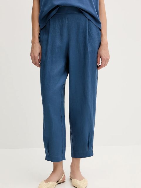 United Colors of Benetton spodnie lniane - zdjęcie produktu nr 1