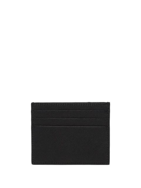 Prada compact front logo cardholder - Black