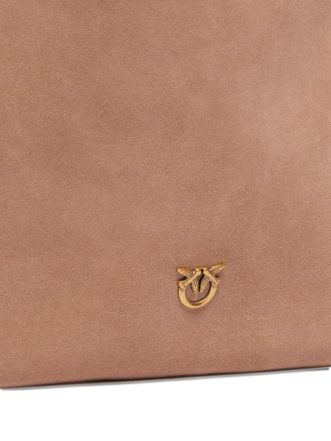 PINKO drawstring suede bag - Neutrals