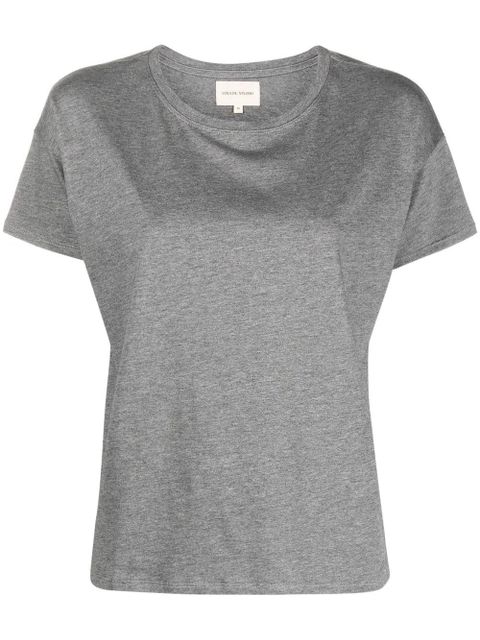 LouLou de Saison Basiluzzo cotton T-shirt - Grey - zdjęcie produktu nr 1
