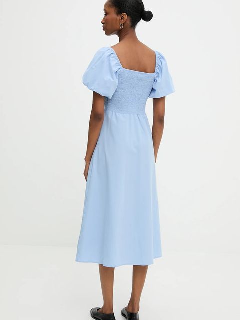 Answear.LAB sukienka kolor niebieski mini prosta - zdjęcie produktu nr 2