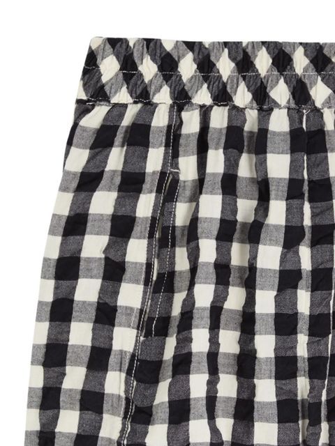 Free People checked shorts - Black