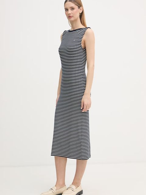Tommy Hilfiger sukienka z wiskozy - zdjęcie produktu nr 1
