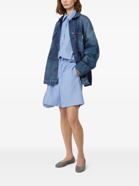 Weekend Max Mara striped three-quarter sleeve shirt - Blue - zdjęcie produktu nr 2