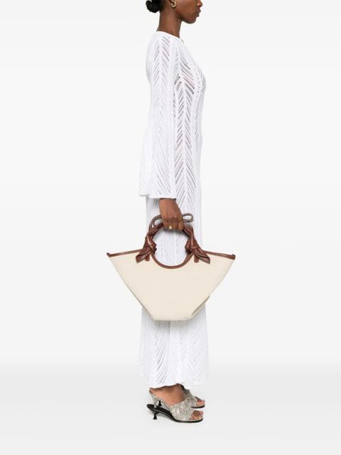 Hereu canvas tote bag - Neutrals