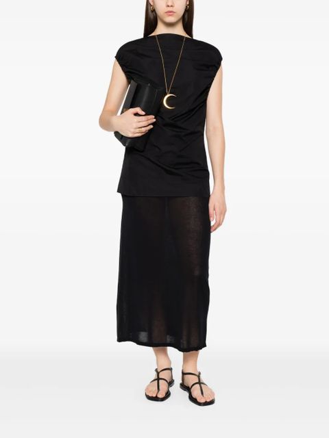 TOTEME gathered top - Black - zdjęcie produktu nr 2