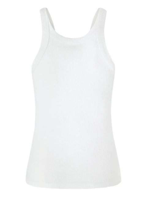 PINKO ribbed tank top - White - zdjęcie produktu nr 2