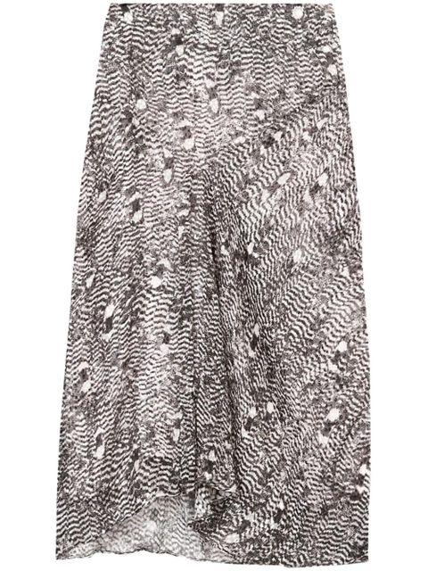 ISABEL MARANT Lisanne midi skirt - Black - zdjęcie produktu nr 1