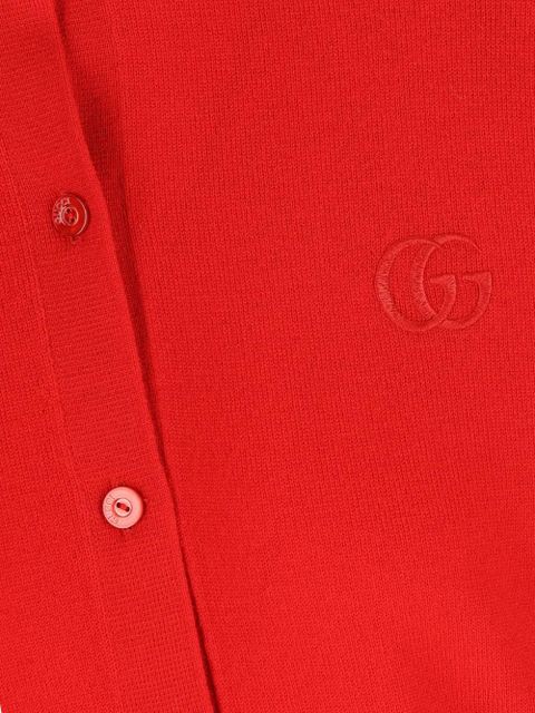 Gucci knit wool cardigan - Red