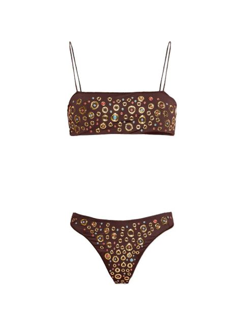 Oséree embellished bikini - Brown - zdjęcie produktu nr 1