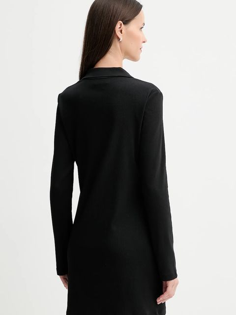 Calvin Klein Jeans sukienka kolor czarny mini rozkloszowana LV047D214G