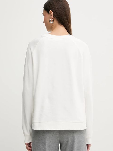 Marc O'Polo bluza bawełniana damska kolor biały gładka 5000009291