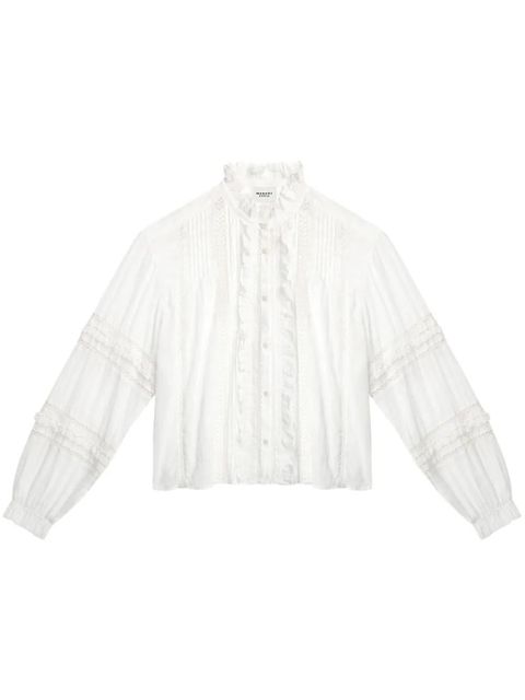 MARANT ÉTOILE Valda blouse - White - zdjęcie produktu nr 1
