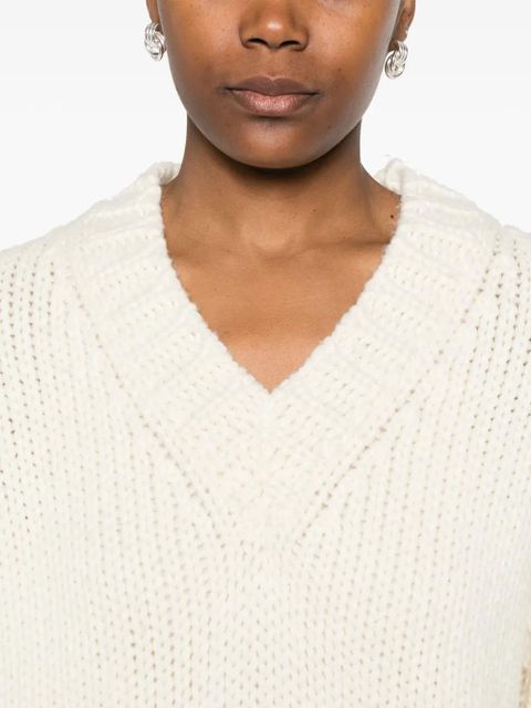 Moncler v-neck sweater - Neutrals