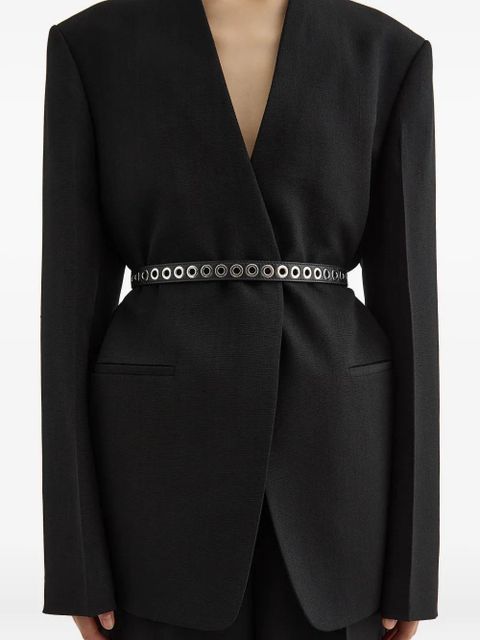 Jil Sander leather belt - Black