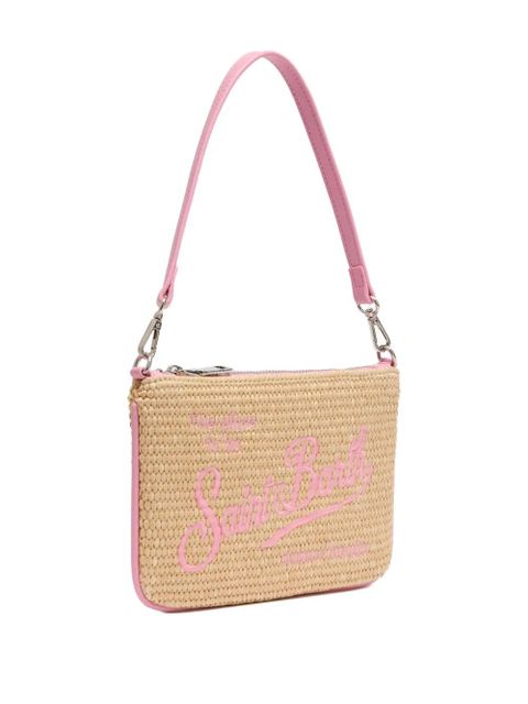 MC2 Saint Barth mini Parisienne straw shoulder bag - 1121 EMBROIDERED