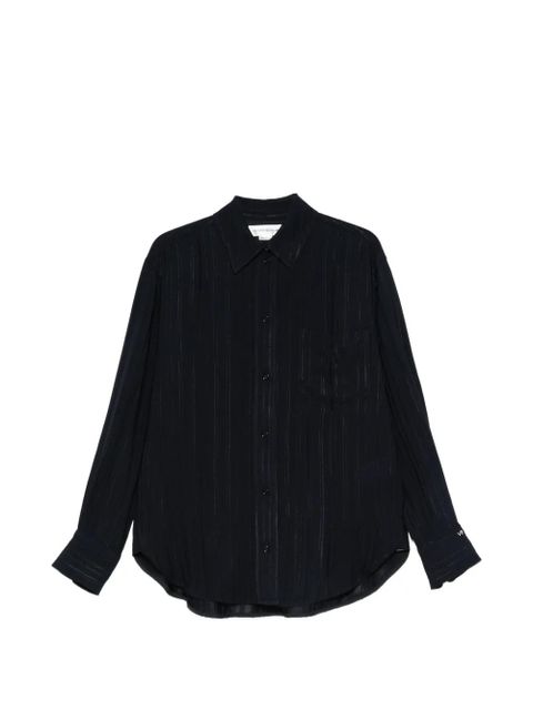 Victoria Beckham stripe-pattern shirt - Blue - zdjęcie produktu nr 1